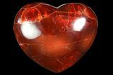 Colorful Carnelian Agate Heart #167371-1